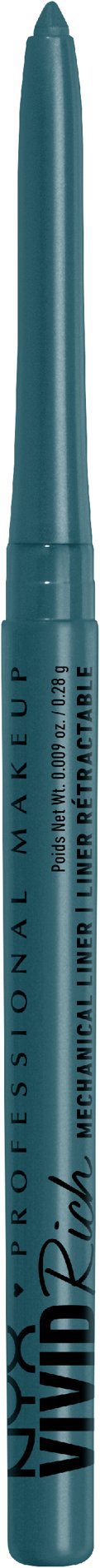 NYX PROFESSIONAL MAKEUP Vivid Rich Mechanical Liner ceruzka na oči 13 Aquamarine Dream 0,28 g