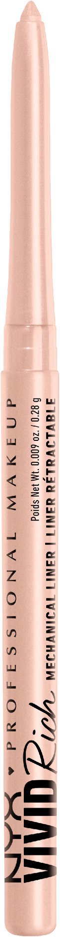 NYX PROFESSIONAL MAKEUP Vivid Rich Mechanical Liner ceruzka na oči 02 Quartz Que 0,28 g