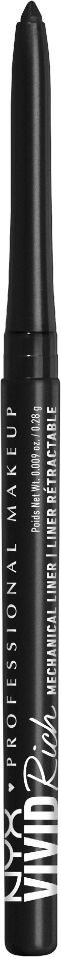 NYX PROFESSIONAL MAKEUP Vivid Rich Mechanical Liner ceruzka na oči 16 Always Onyx 0,28 g