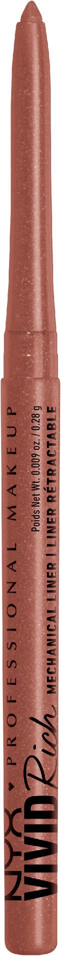 NYX PROFESSIONAL MAKEUP Vivid Rich Mechanical Liner ceruzka na oči 10 Spicy Pearl 0,28 g