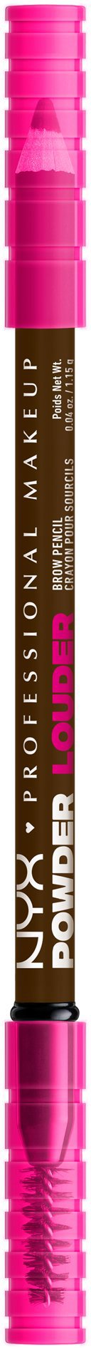 NYX PROFESSIONAL MAKEUP Powder Louder Brow Pencil púdrová ceruzka na obočie, Espresso