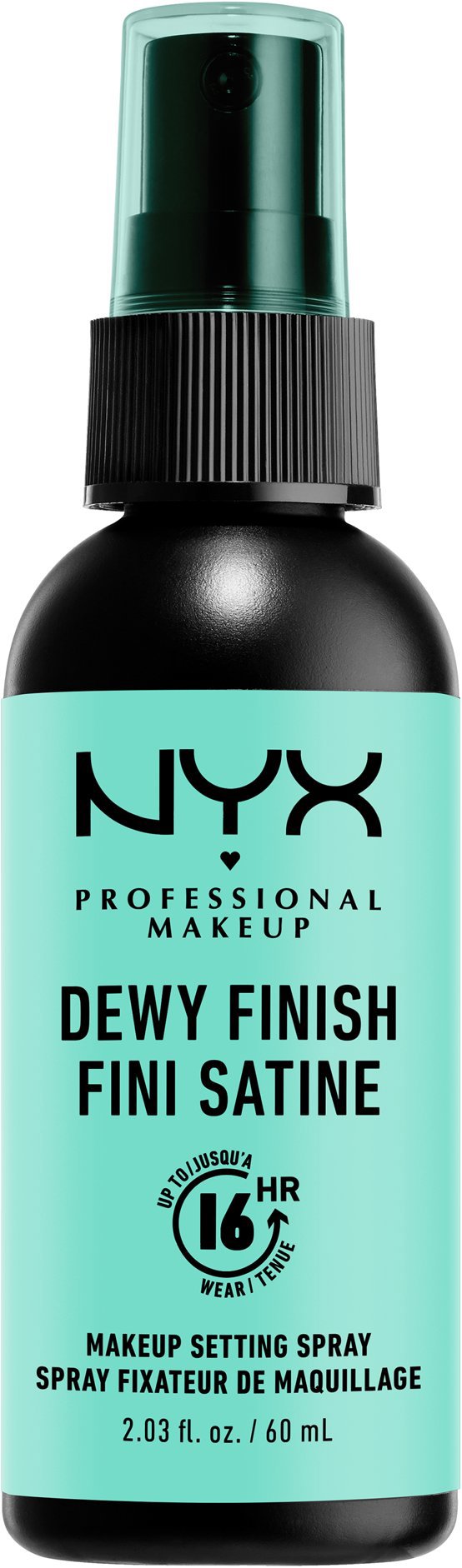 NYX PROFESSIONAL MAKEUP Makeup Setting Spray 02 Dewy Finish fixačný sprej, 60 ml