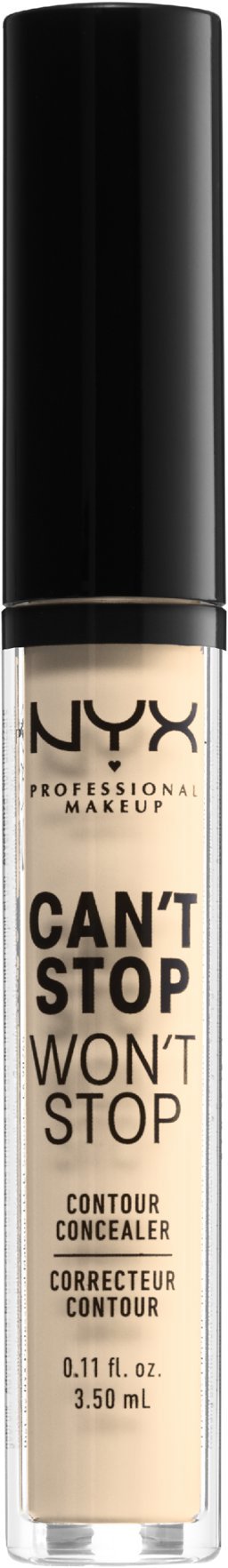 NYX PROFESSIONAL MAKEUP Can't Stop Won't Stop Concealer 01 Pale korektor, 3,5 ml