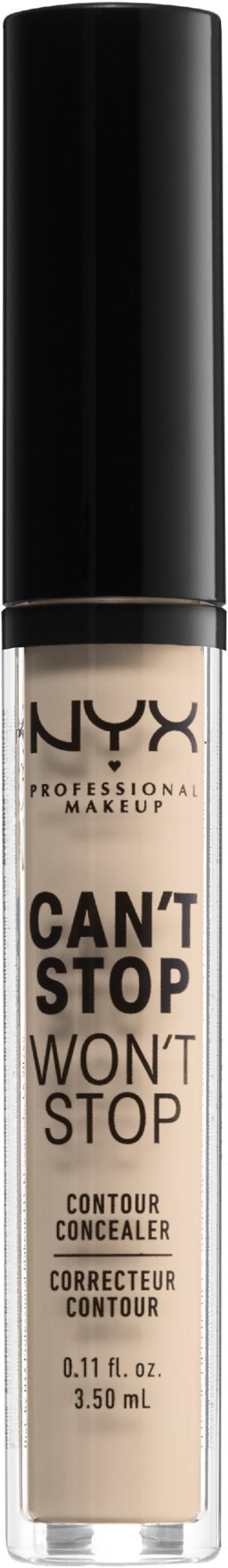 NYX PROFESSIONAL MAKEUP Can't Stop Won't Stop Concealer 02 Alabaster korektor, 3,5 ml