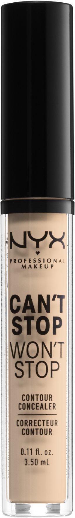NYX PROFESSIONAL MAKEUP Can't Stop Won't Stop Concealer 06 Vanilla korektor, 3,5 ml