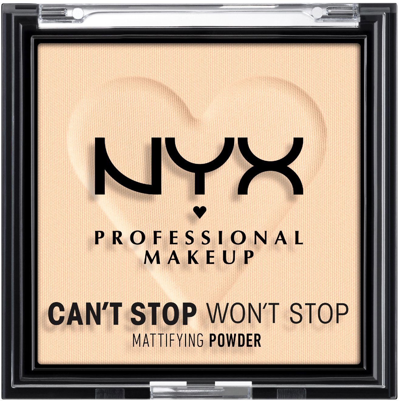 NYX PROFESSIONAL MAKEUP Cant Stop Can't Stop Won't Stop Mattifying Powder 01 Fair púder, 6 g