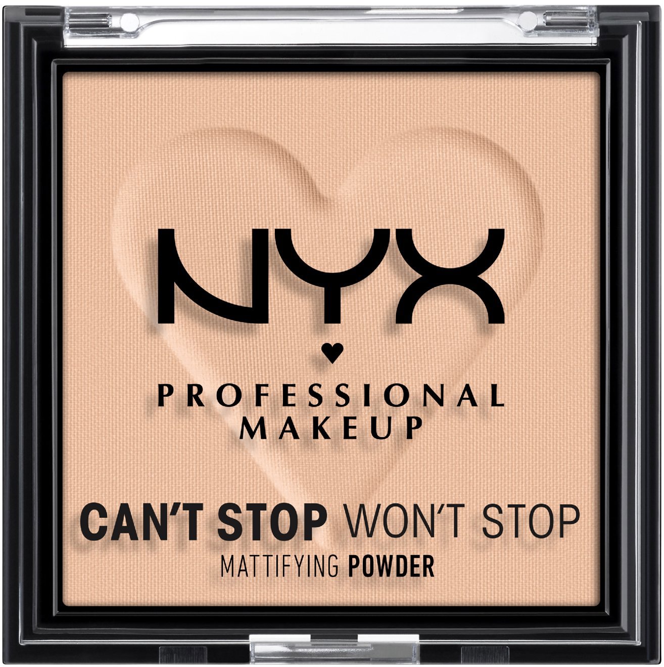 NYX PROFESSIONAL MAKEUP Cant Stop Won't Stop Mattifying Powder 03 Light Medium púder, 6 g