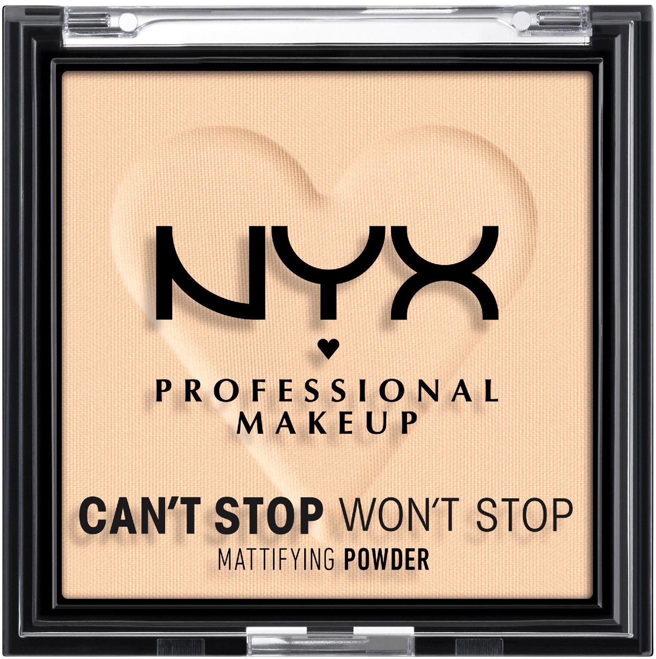 NYX PROFESSIONAL MAKEUP Can't Stop Won't Stop Mattifying Powder 02 Light púder, 6 g