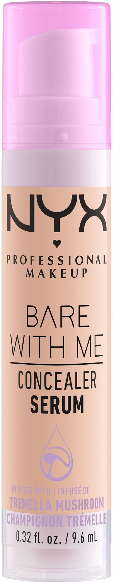 NYX PROFESSIONAL MAKEUP Bare With Me Serum & Calm Concealer 02 Light korektor, 9,6 ml