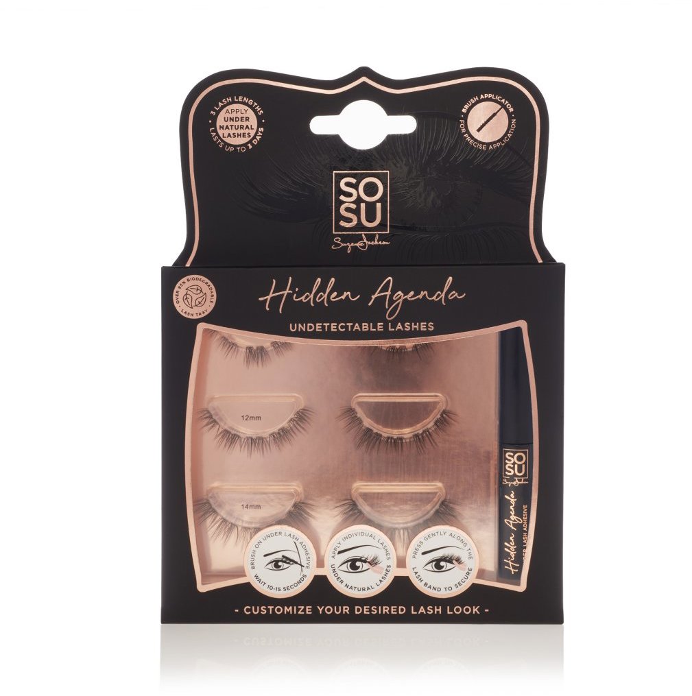 SOSU COSMETICS Hidden Agenda Undetectable Lashes 10 – 14 mm