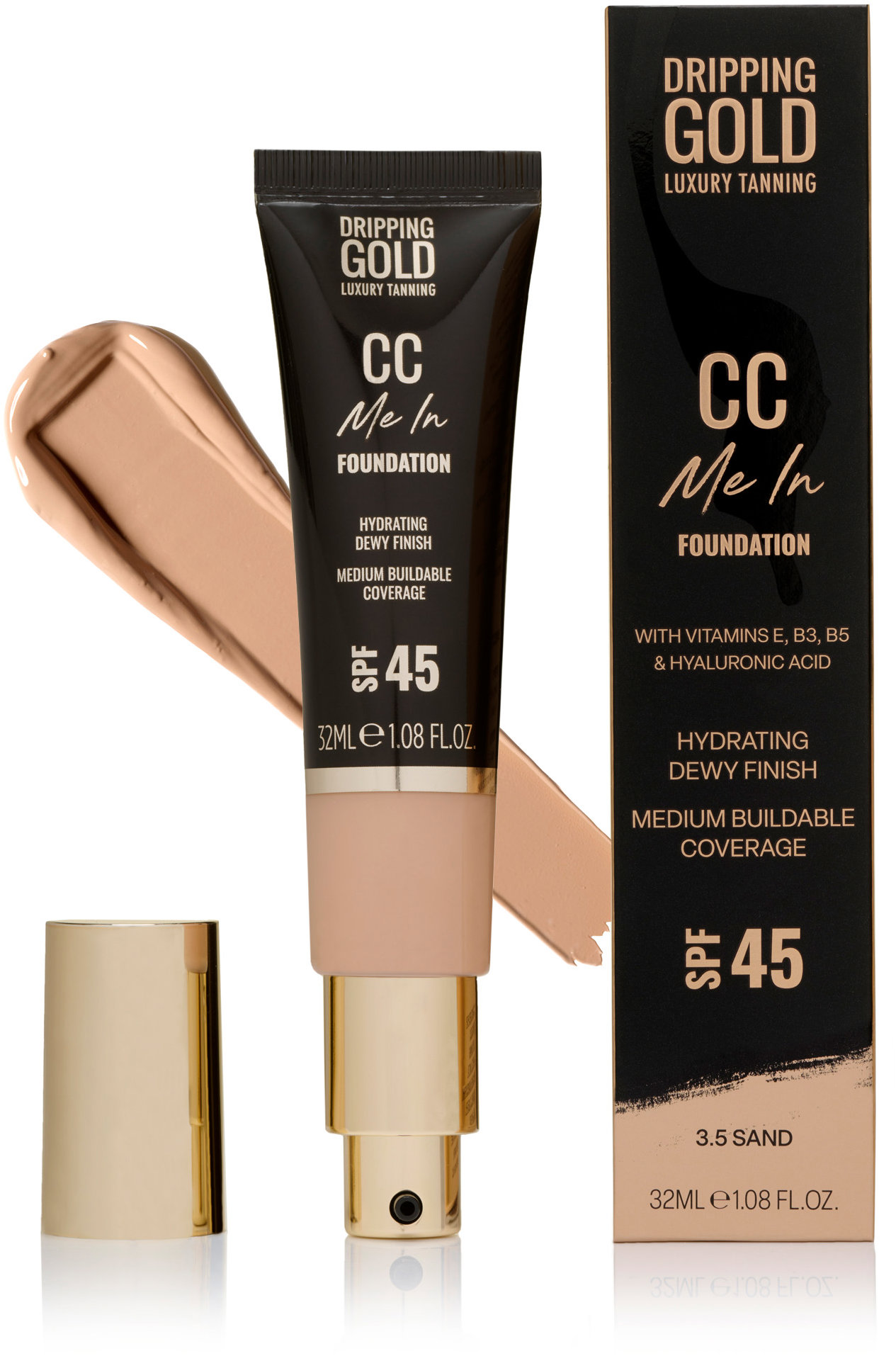 DRIPPING GOLD CC Me In Foundation Sand 3.5 SPF 45
