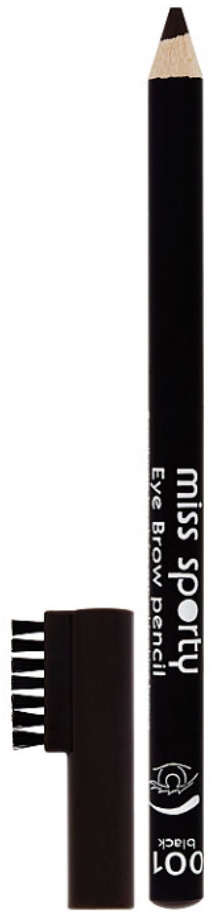 MISS SPORTY Ceruzka na obočie 001 Black 1,6 g