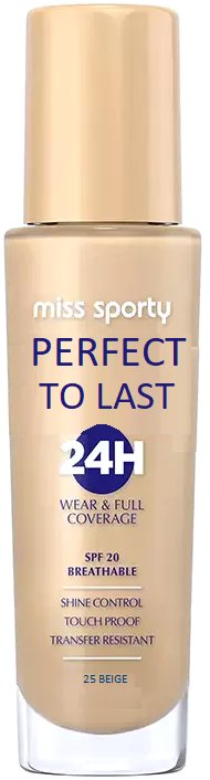 MISS SPORTY Sporty Perfect To Last 24H Beige SPF20 30 ml