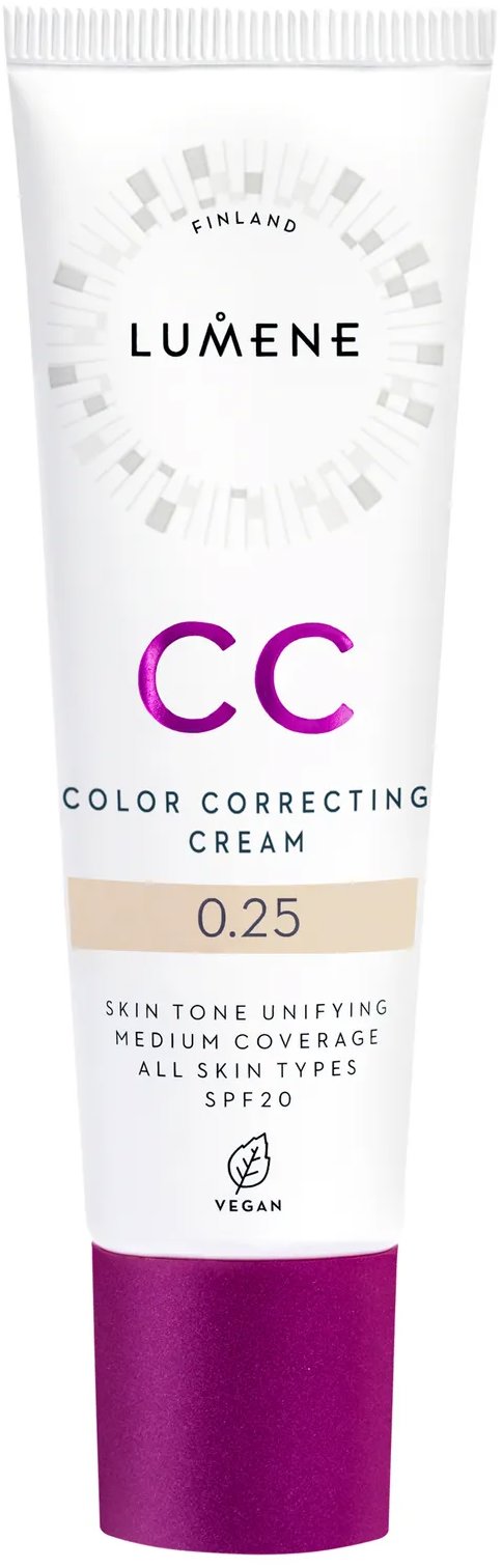 LUMENE CC Color Correcting Cream SPF20 Shade 0.25