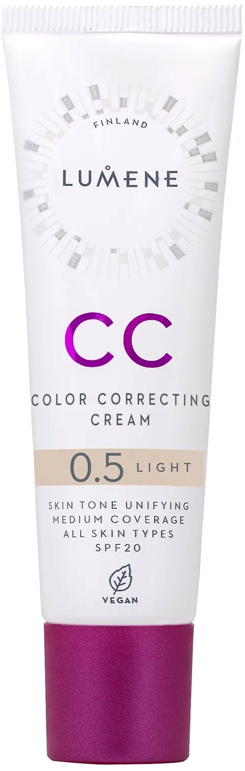 LUMENE CC Color Correcting Cream SPF20 Shade 0.5 Light