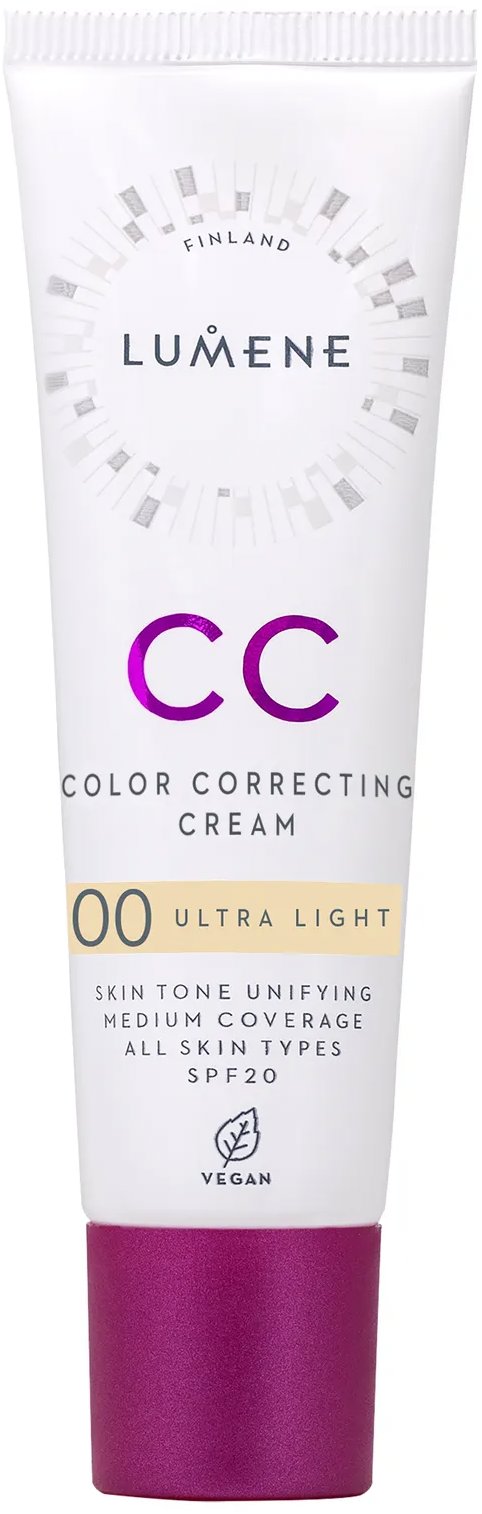 LUMENE CC Color Correcting Cream SPF20 Shade 00 Ultra Light