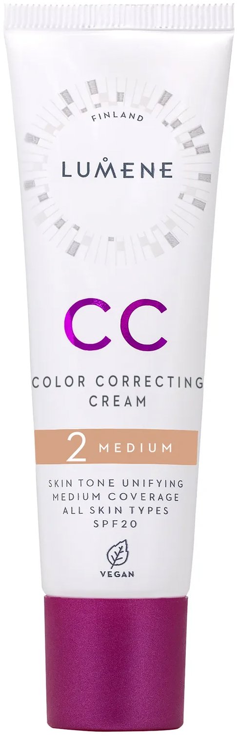 LUMENE CC Color Correcting Cream SPF20 Shade 2 Medium