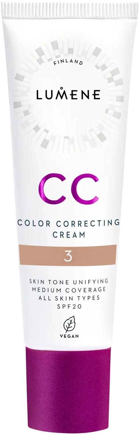 LUMENE CC Color Correcting Cream SPF20 Shade 3