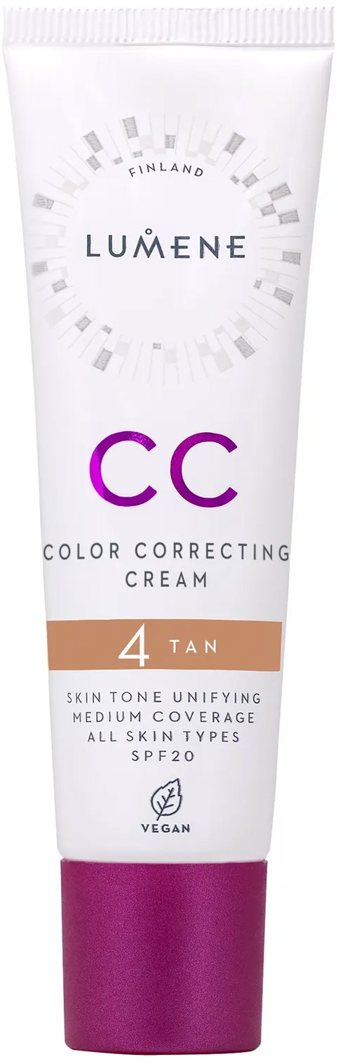 LUMENE CC Color Correcting Cream SPF20 Shade 4 Tan