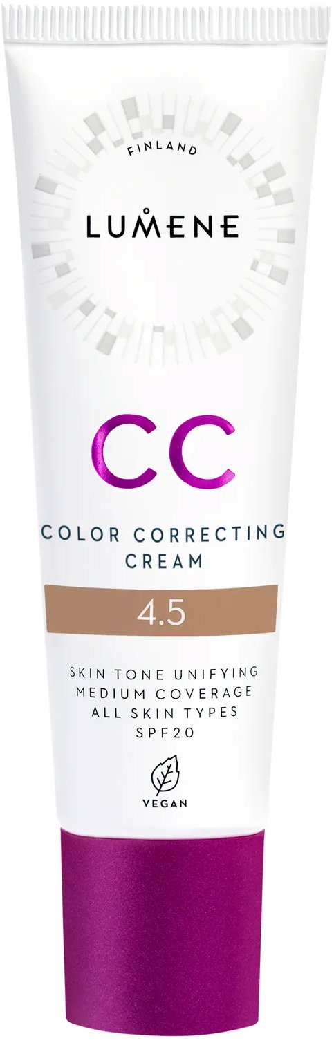 LUMENE CC Color Correcting Cream SPF20 Shade 4.5