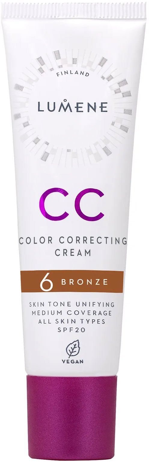 LUMENE CC Color Correcting Cream SPF20 Shade 6 Bronze