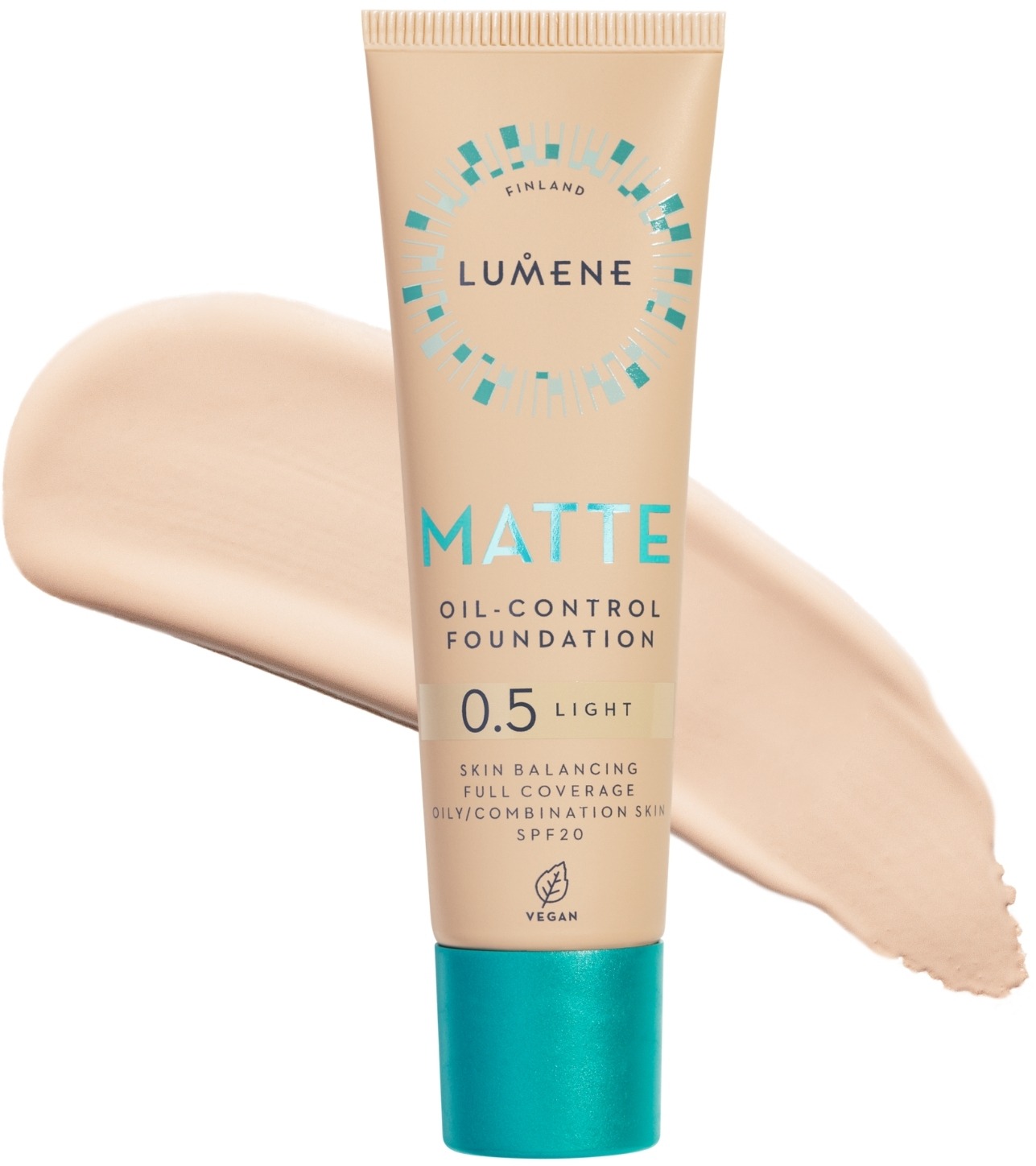 LUMENE Matte Oil-Control Foundation SPF20 Shade 0,5 Light