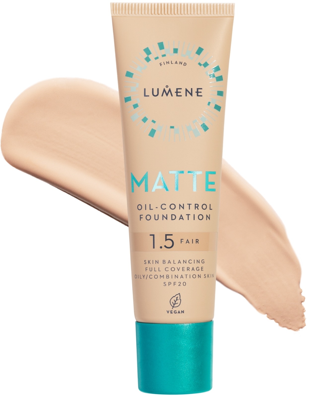 LUMENE Matte Oil-Control Foundation SPF20 Shade 1,5 Fair