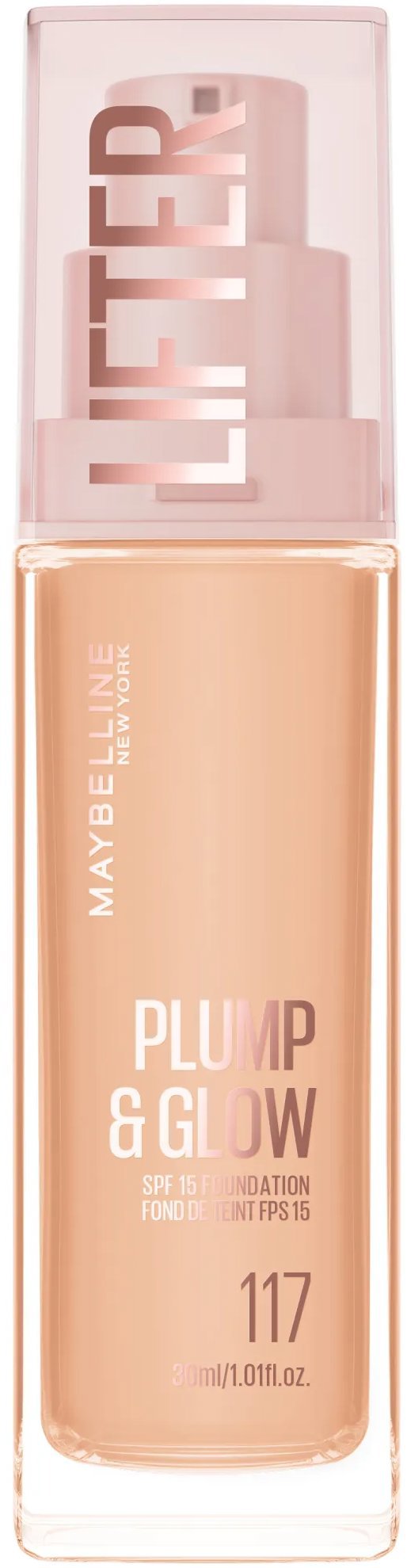 MAYBELLINE NEW YORK Lifter Foundation 117, rozjasňujúci mejkap, 30 ml