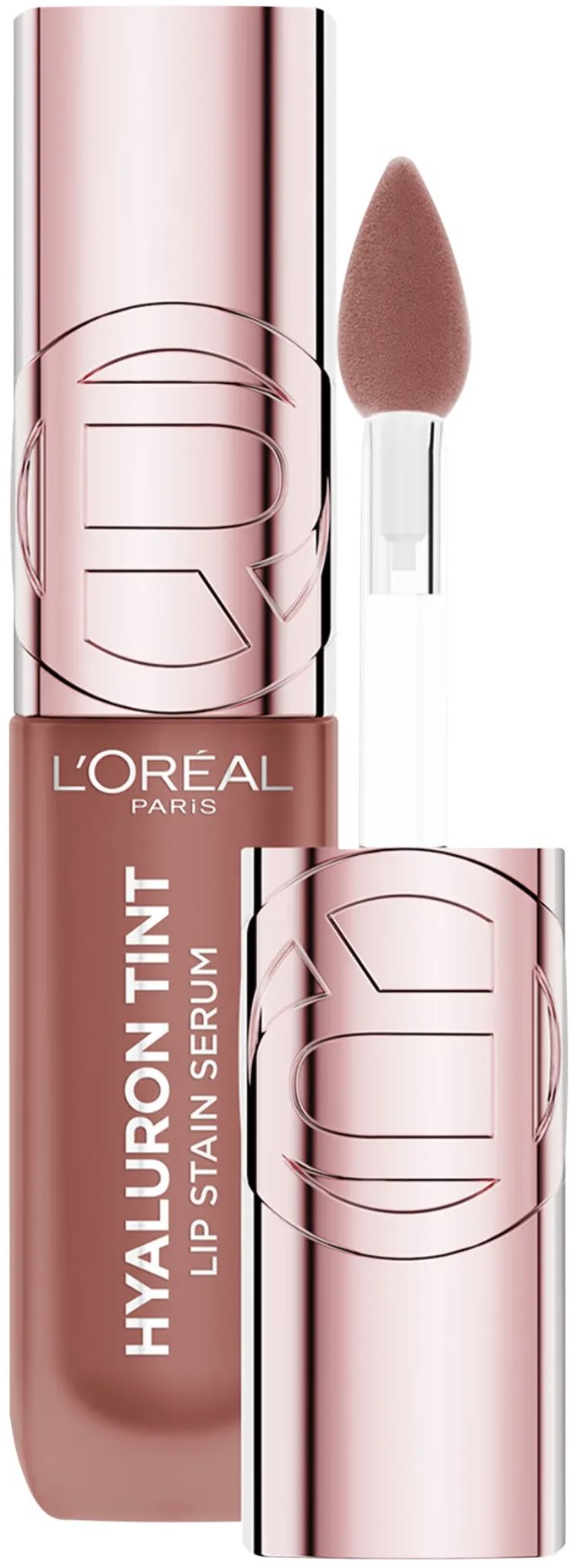 L'ORÉAL PARIS Hyaluron Tint Lip Stain Serum 485 Nude Espresso tekutý rúž, 5 ml