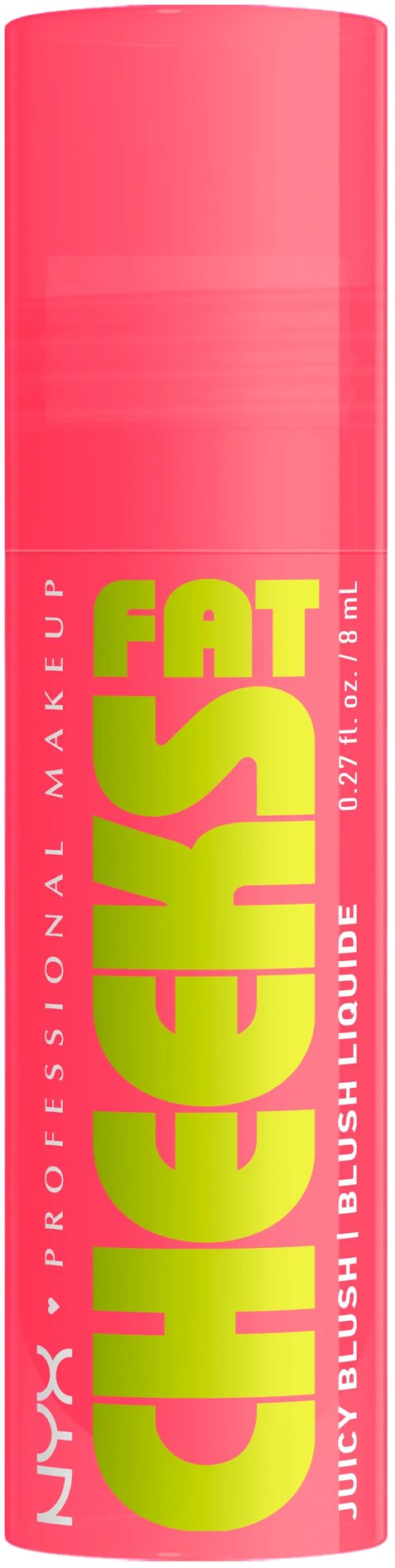 NYX PROFESSIONAL MAKEUP Fat Cheeks Juicy Blush 03 Guava Gush tekutá lícenka, 8 ml