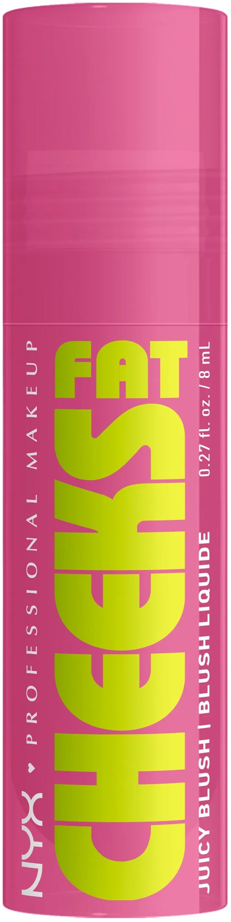 NYX PROFESSIONAL MAKEUP Fat Cheeks Juicy Blush 07 Plum Pop tekutá lícenka, 8 ml