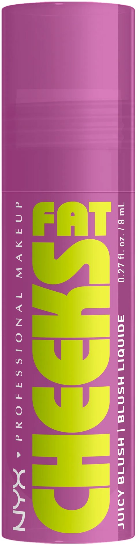 NYX PROFESSIONAL MAKEUP Fat Cheeks Juicy Blush 08 Blueberry Burst tekutá lícenka, 8 ml