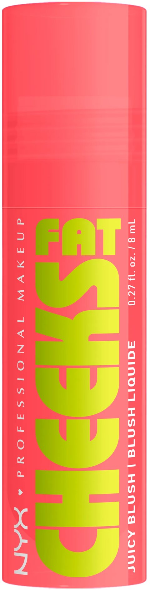 NYX PROFESSIONAL MAKEUP Fat Cheeks Juicy Blush 05 Peach Plunge tekutá lícenka, 8 ml
