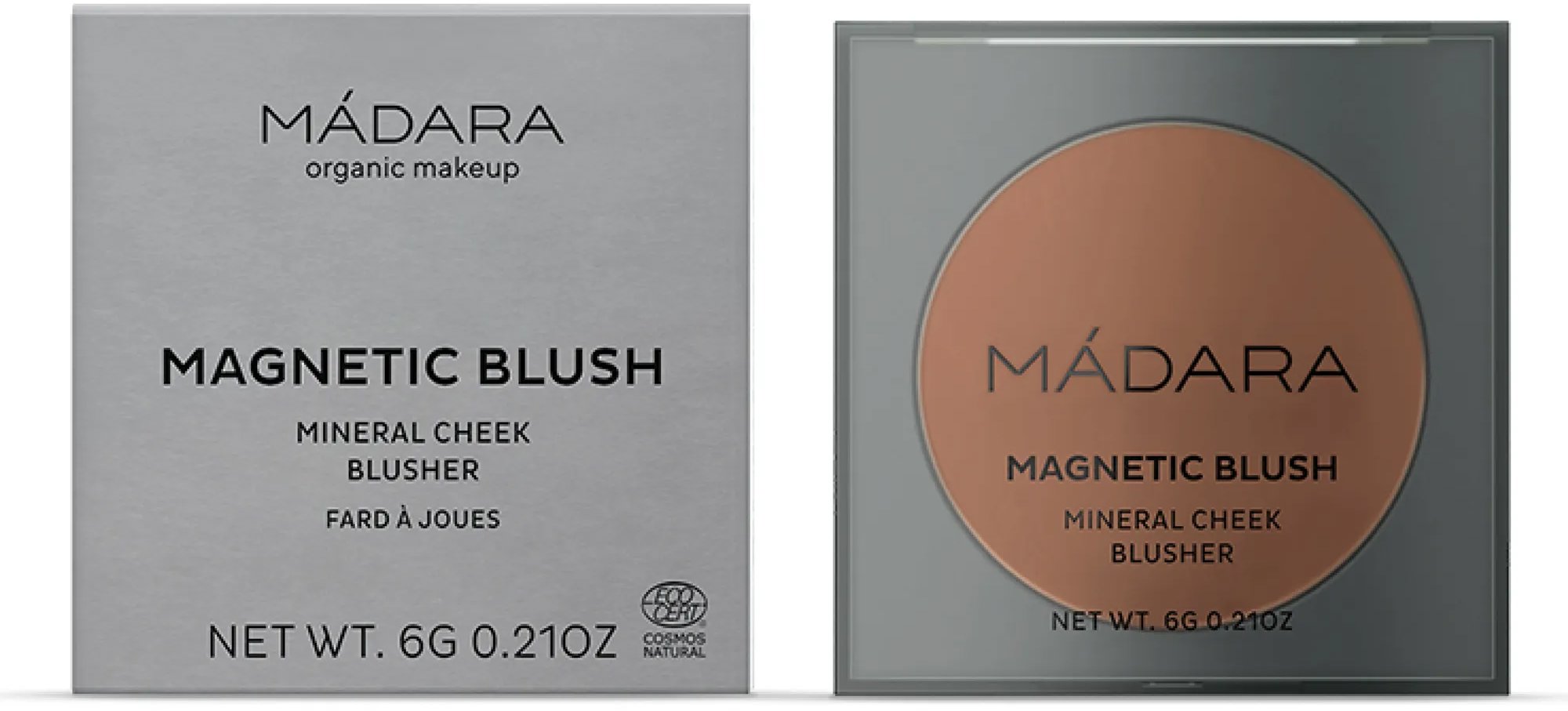 MÁDARA Magnetic Blush Minerálna lícenka #1 Fierce Flame 6 g