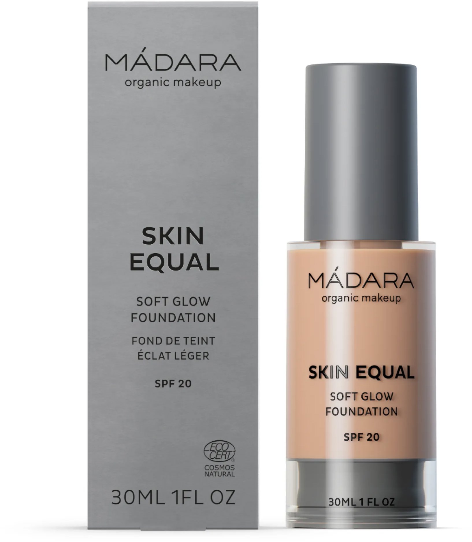 MÁDARA Skin Equal Make-up SPF 20 #30 Rose Ivory 30 ml