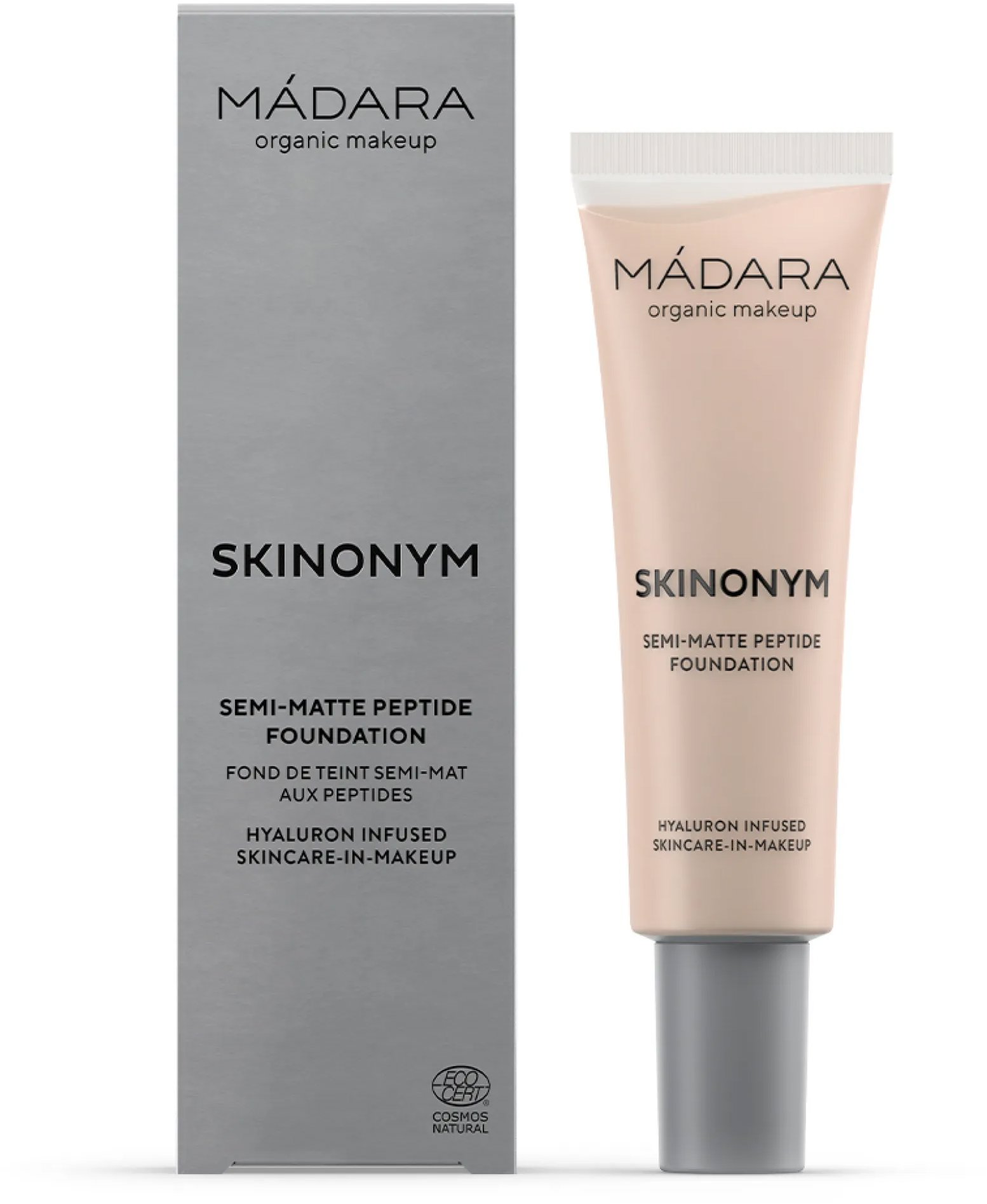 MÁDARA Skinonym Polomatný Make-up s peptidmi #20 Ivory 30 ml