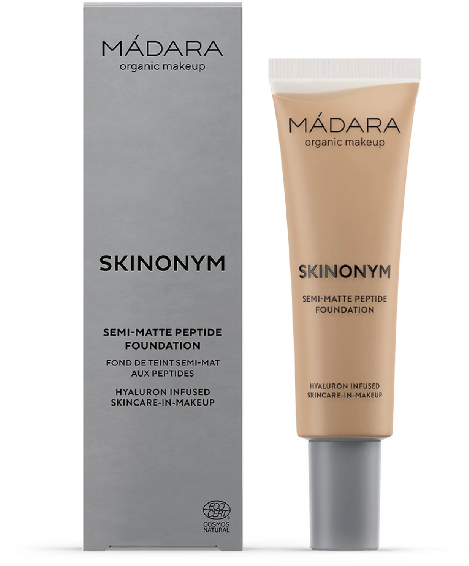 MÁDARA Skinonym Polomatný Make-up s peptidmi #55 Clay 30 ml