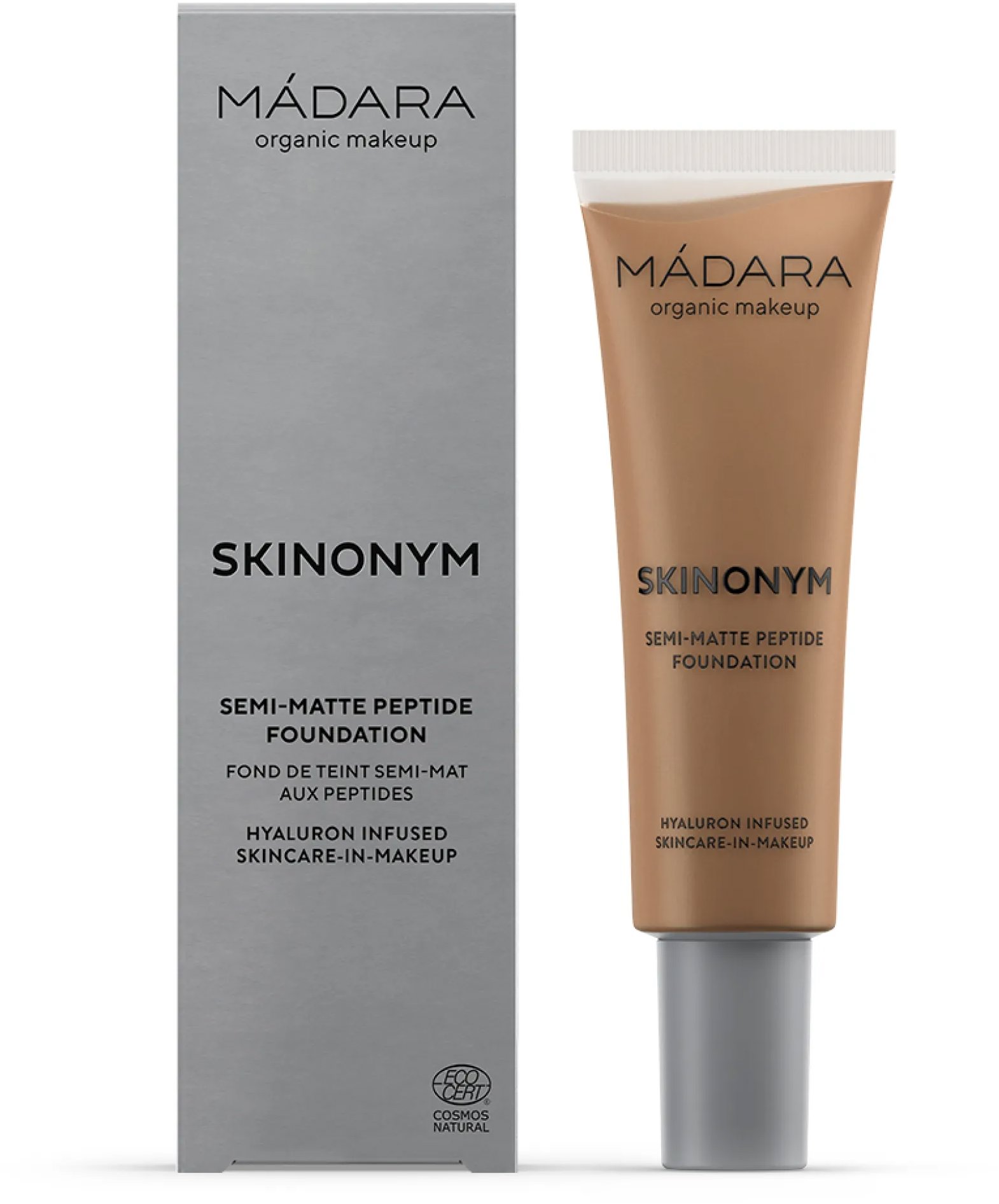 MÁDARA Skinonym Polomatný Make-up s peptidmi #75 Auburn 30 ml