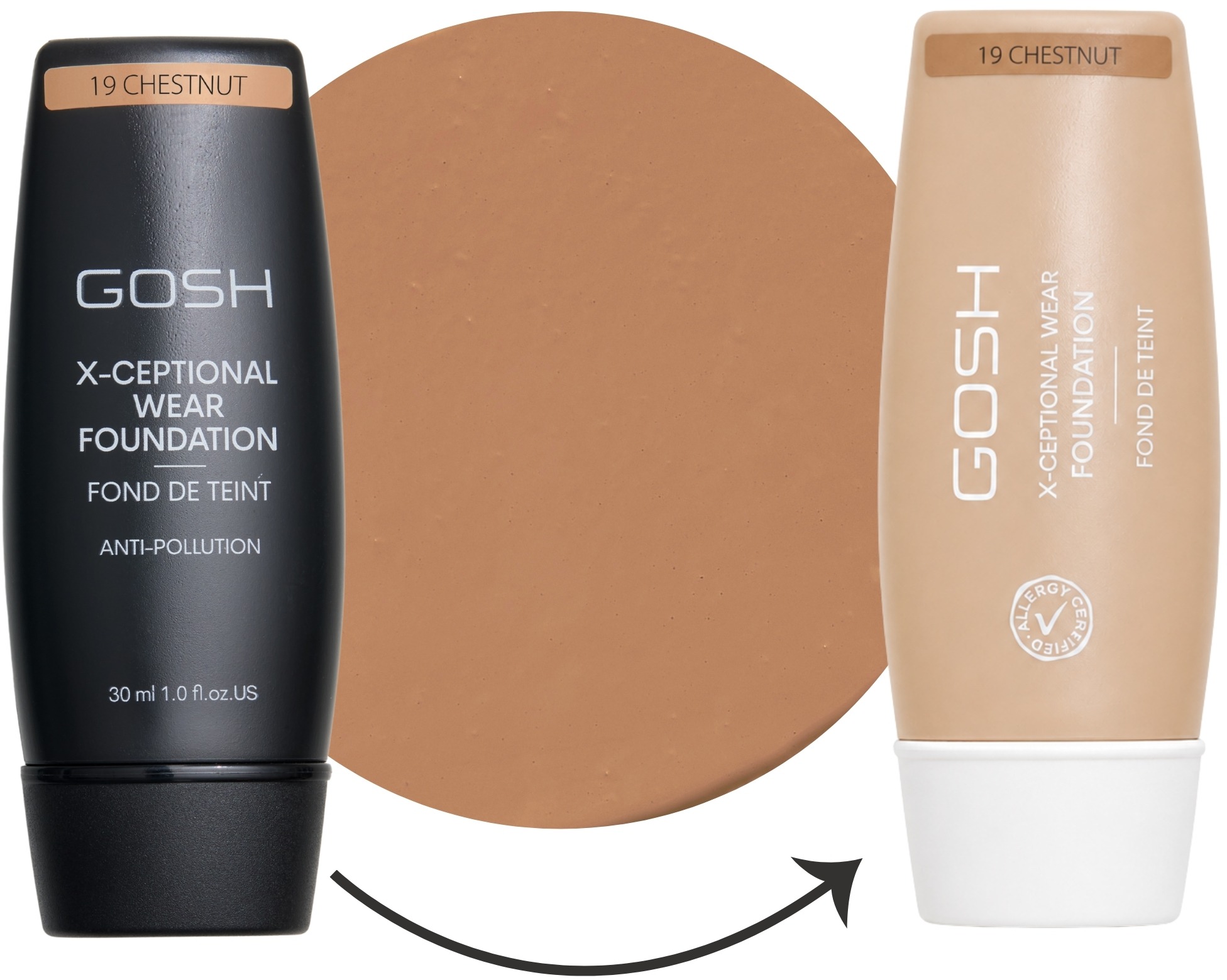 GOSH X-Ceptional Wear 19 Chestnut 30 ml