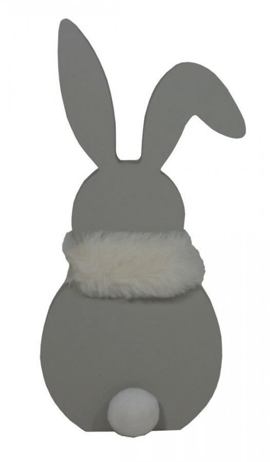 GOBA Veľkonočná dekorácia – Zajac zo zadu, 22 cm