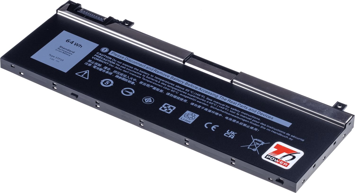 T6 Power pre Dell Precision 7530, 7540, 7730, 7740, 8420 mAh, 64 Wh, 4-článková, Li-pol