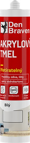 Den Braven – Akrylový tmel, 310 ml, biely RL
