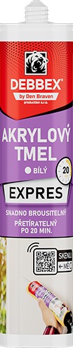 Den Braven – Akrylový tmel EXPRES 310 ml, biely