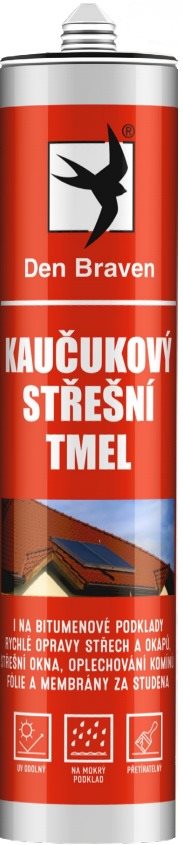 Den Braven – Kaučukový strešný tmel transparent, 280 ml