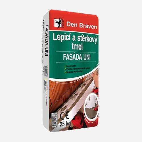 Den Braven – Lepiaci a stierkový tmel FASÁDA UNI, 25 kg