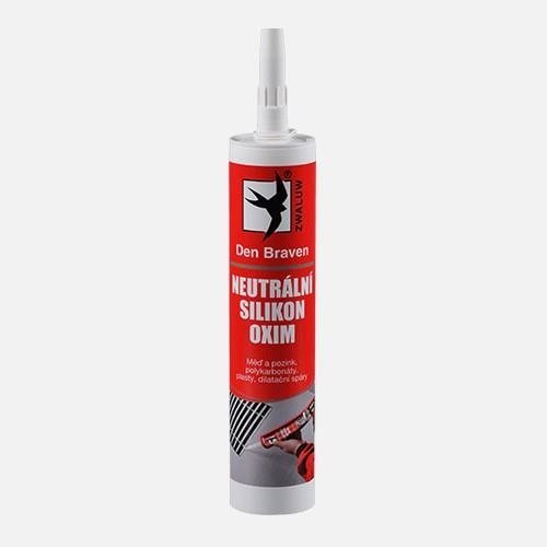 Den Braven – Neutrálny silikón OXIM, 280 ml, sivý RL