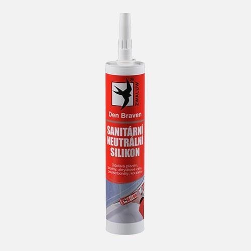 Den Braven – Sanitárny neutrálny silikón OXIM, 280 ml, biely RL