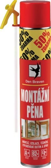 Den Braven Montážna pena rúrková RL 500 + 250 ml ZADARMO