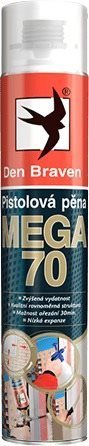 Den Braven Pištoľová pena Mega 70 870 ml