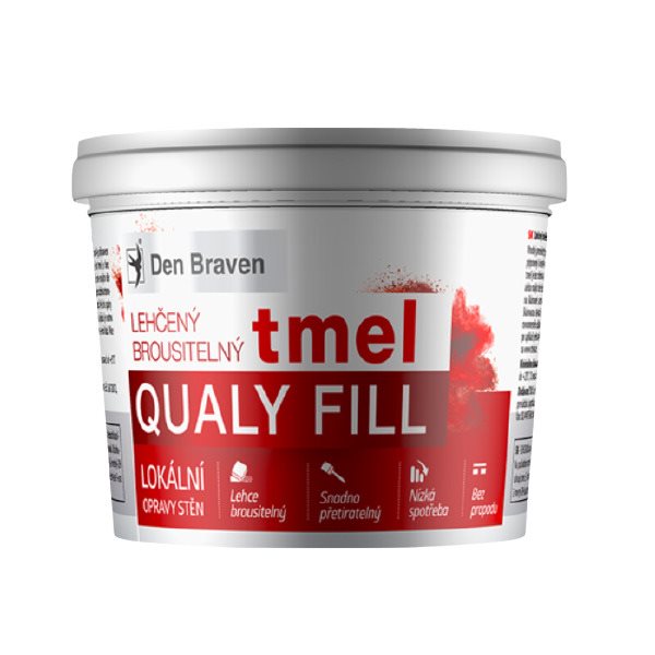 Den Braven Ľahčený brúsiteľný tmel QUALY FILL 500 ml